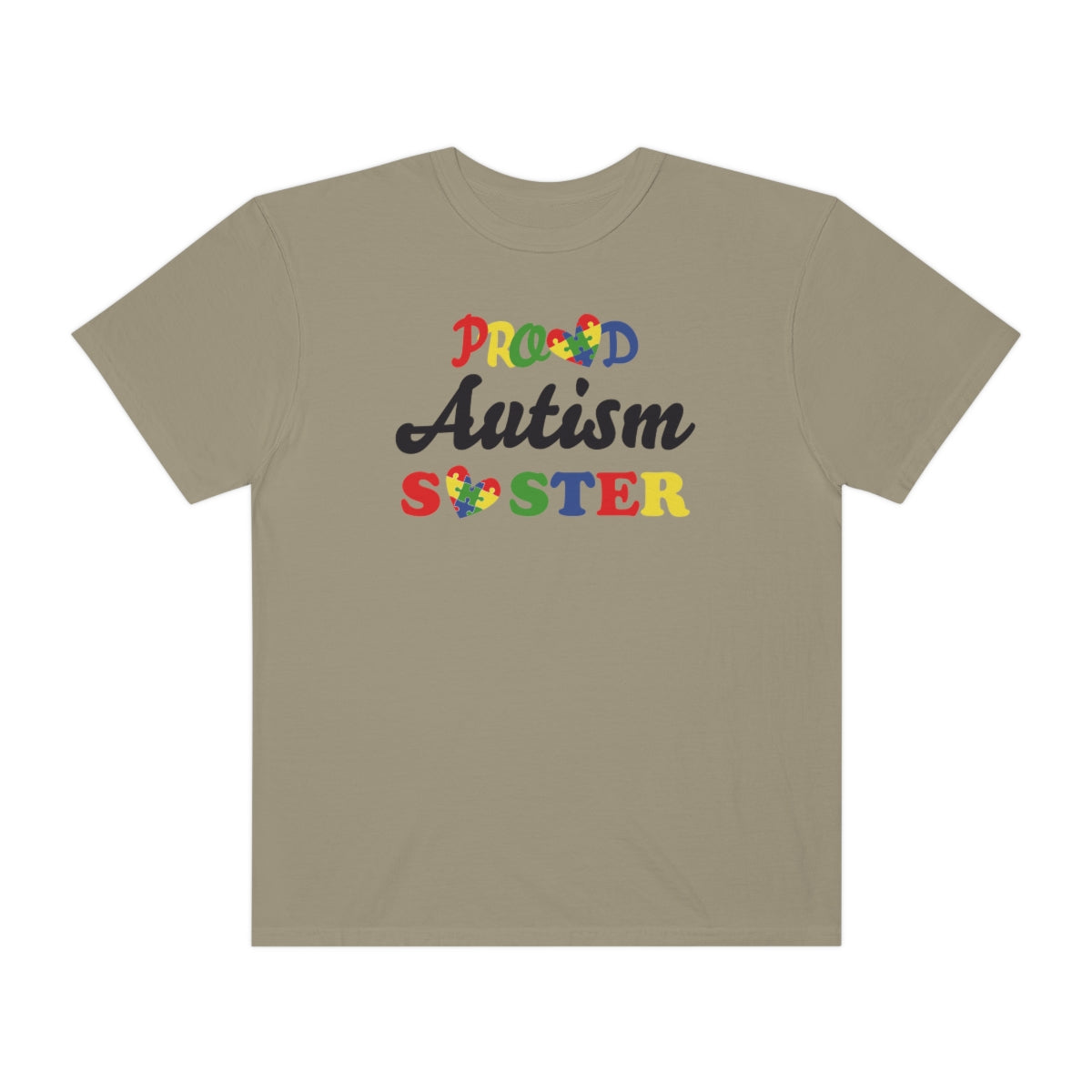 Proud Autism Sister Autism Awareness Tshirt