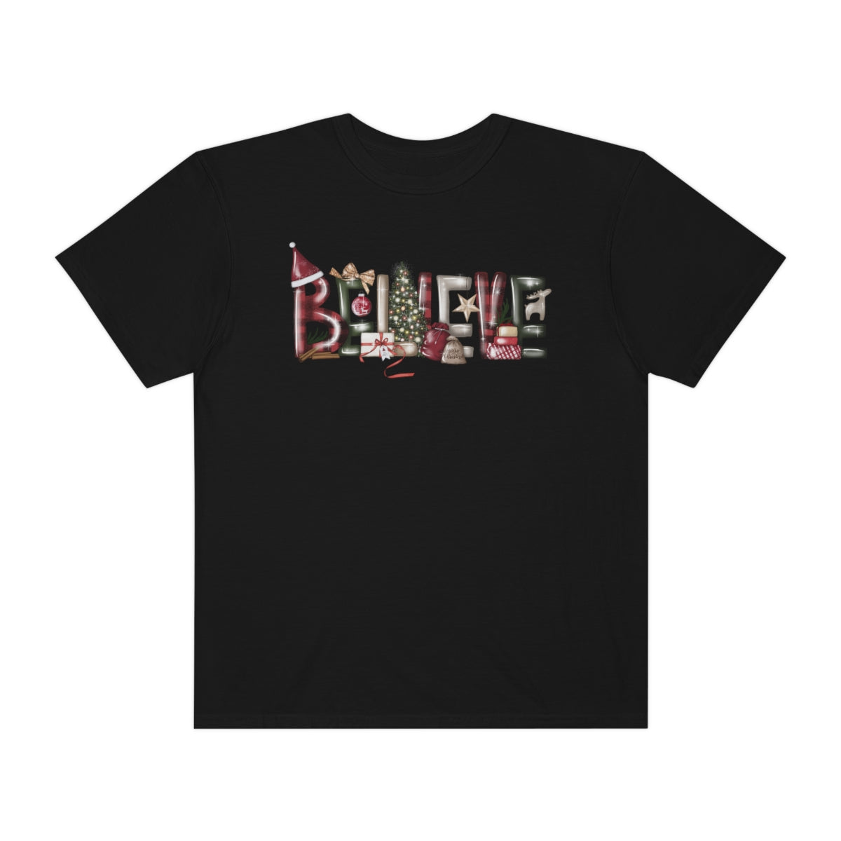 Believe Christmas Magic Holiday Tshirt