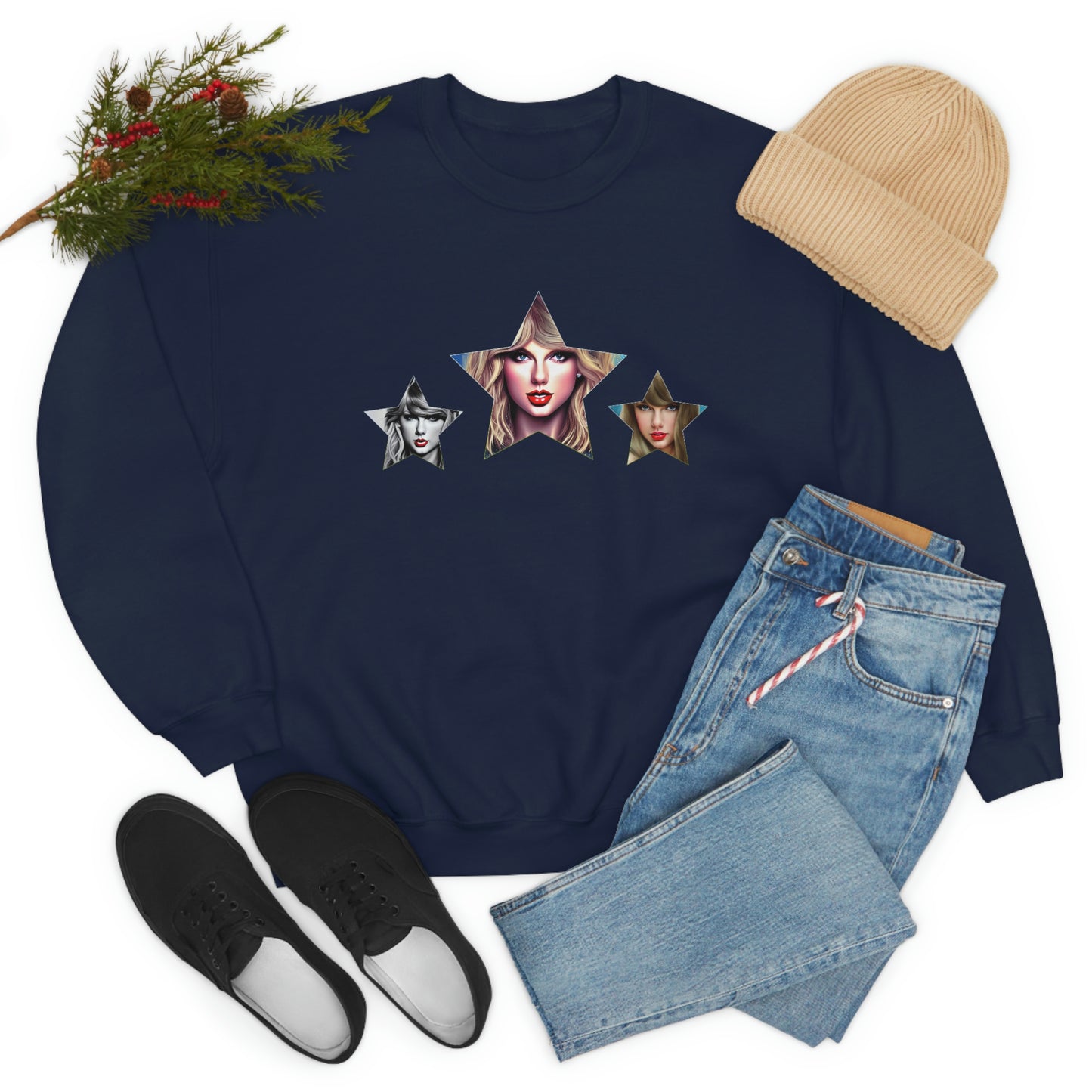 Stars Beautiful Taylor Swift T Swift Taylor Swift Merch Fan Swifty Gift Crewneck Sweatshirt