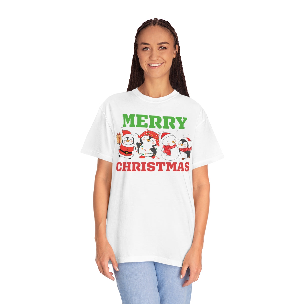 Merry Christmas Cheerful Penguins Holiday Xmas TShirt