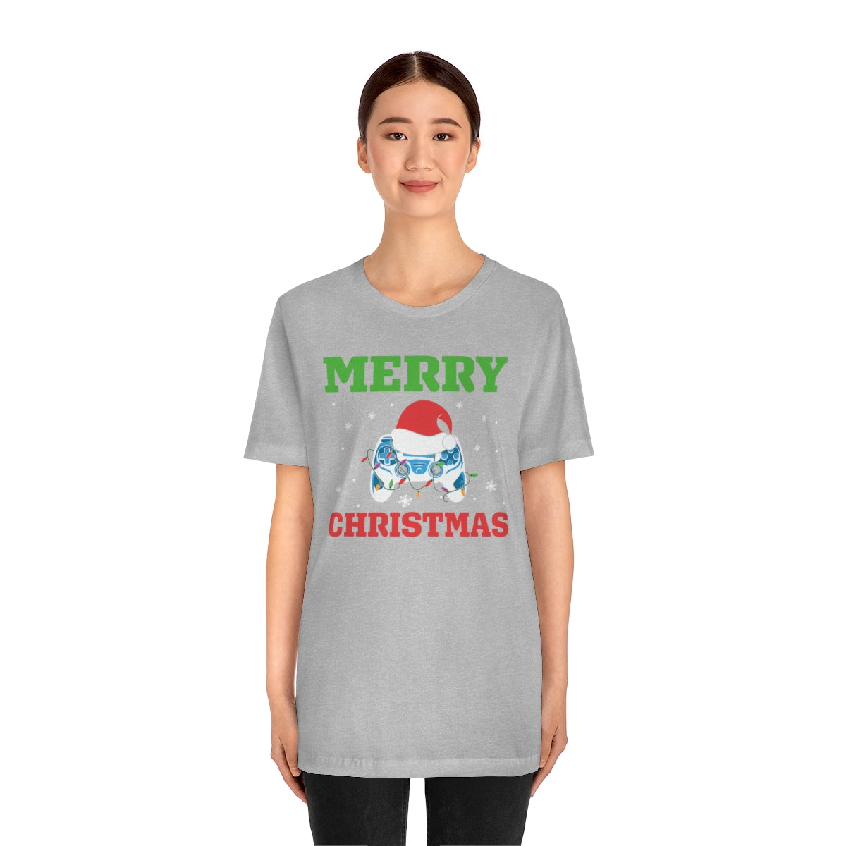 Video Game Controller Merry Christmas Holiday Tshirt