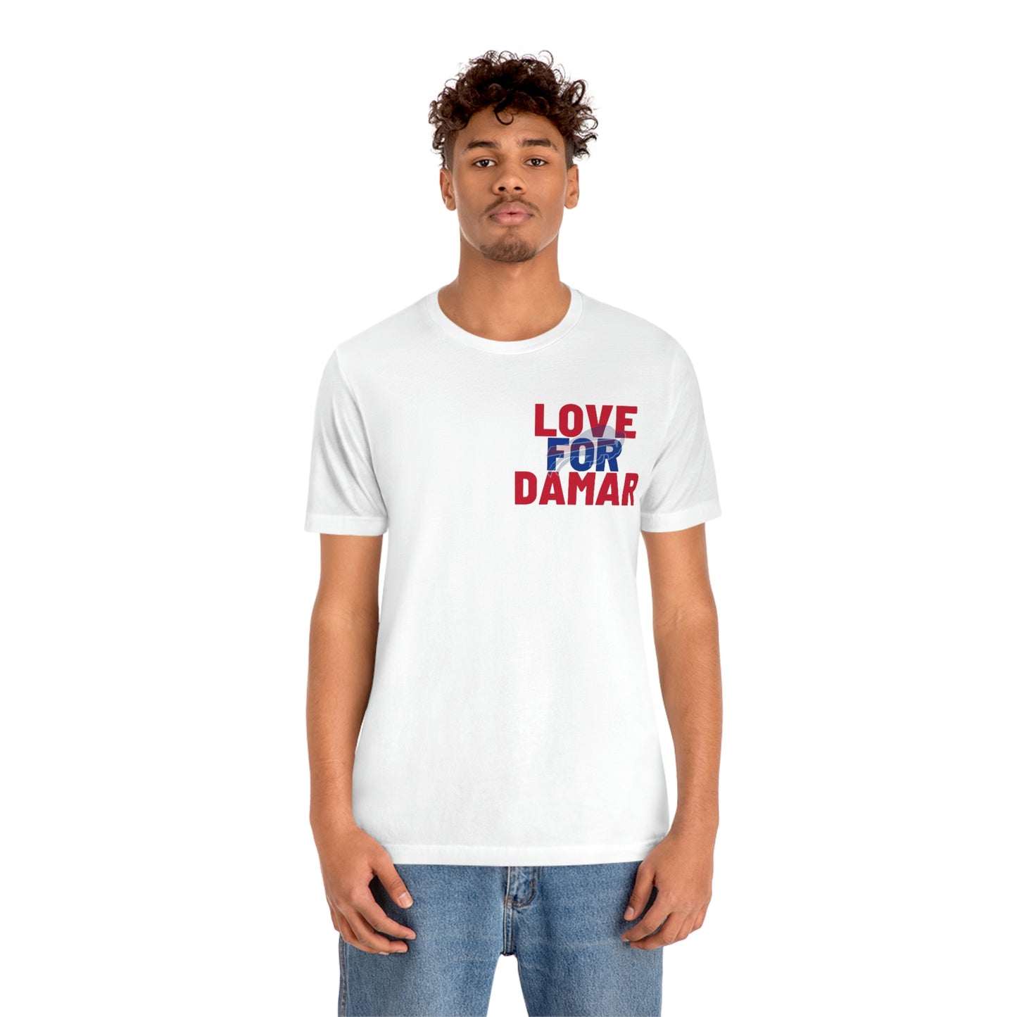 Love for Damar Hamlin Buffalo Bills Hamlin Strong Love for #3 Unisex Jersey Short Sleeve Tee