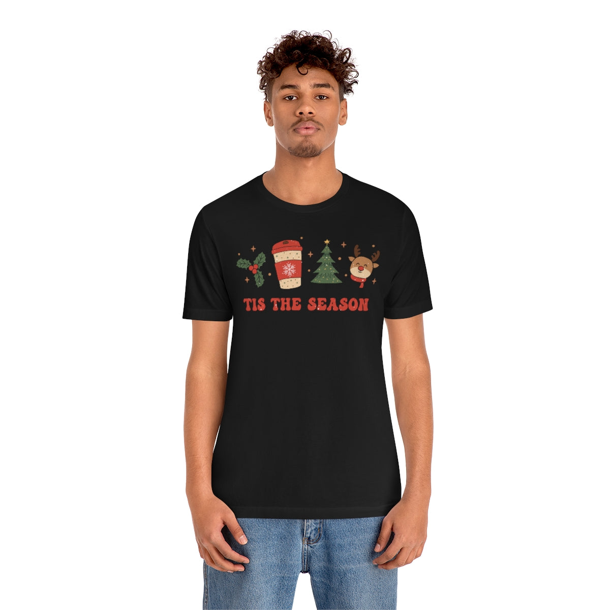 Tis the Season Coffee Themed Christmas Tshirt