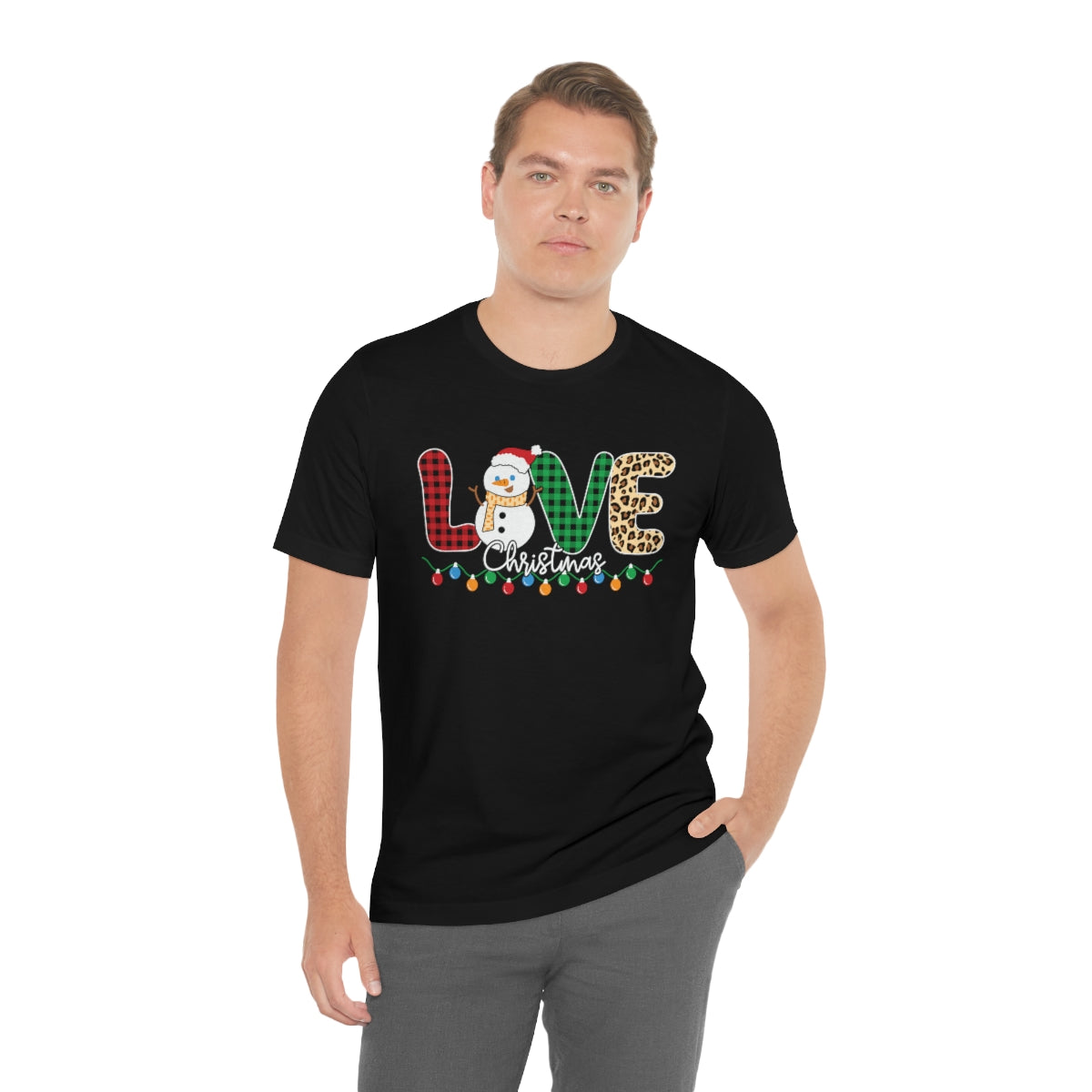 Cute Love Christmas Snowman Tshirt