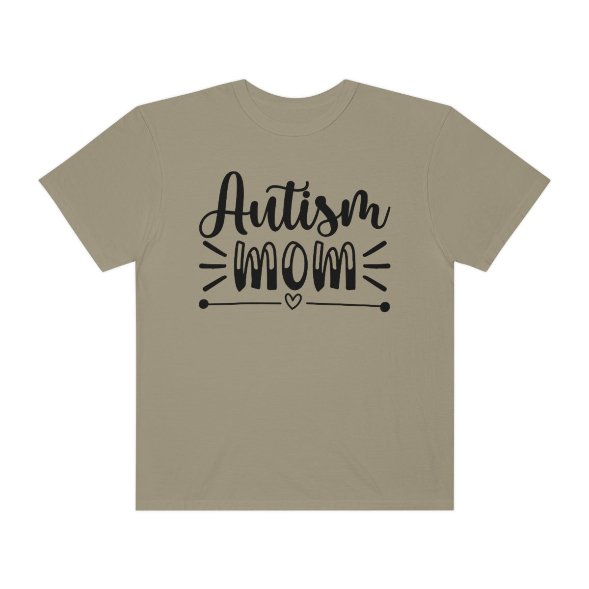 Proud Mom with Heart Autism Awareness Tshirt