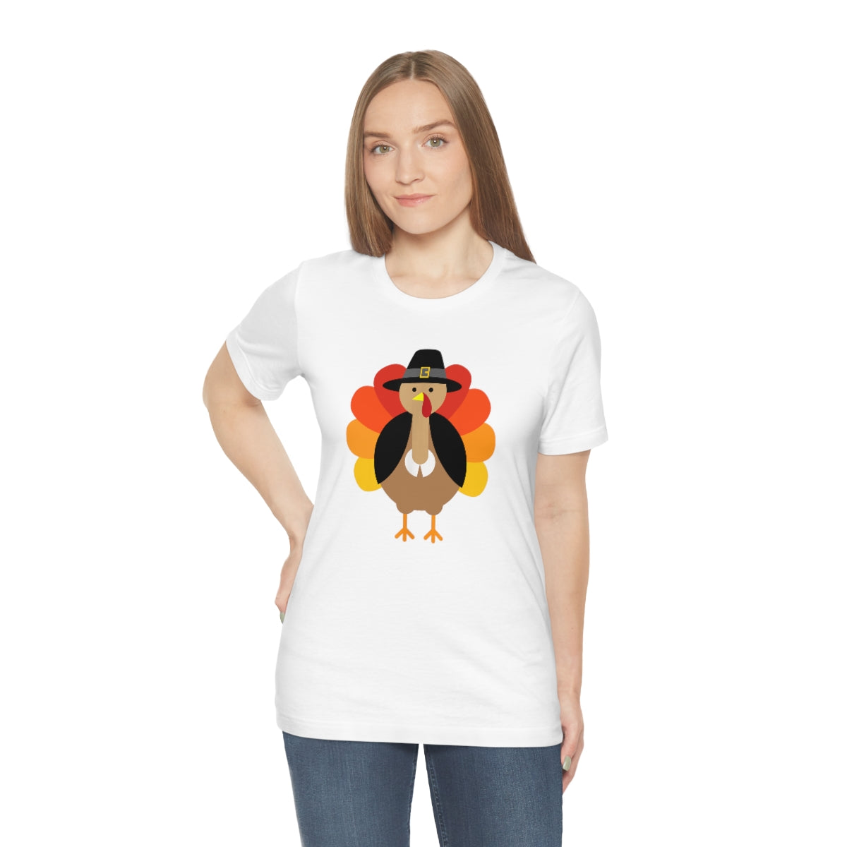 Bold Turkey Thanksgiving Tshirt Design | Thanksgiving TShirt | Thanksgiving T-Shirt | Thanksgiving Teeshirt Design on Unisex Jersey Short Sleeve Tee