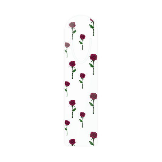 Timeless Rose Design Valentines Day Bookmark