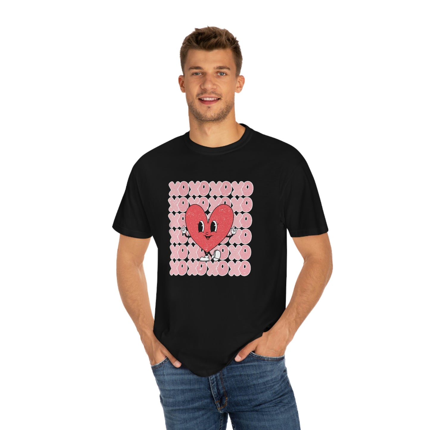 XOXO Happy Heart Lover Premium Valentines Day Tshirt