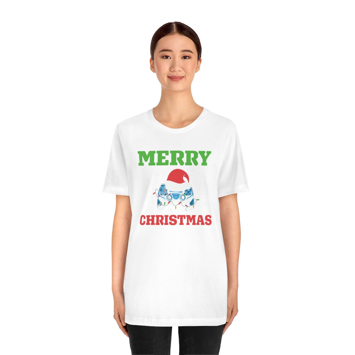 Video Game Controller Merry Christmas Holiday Tshirt