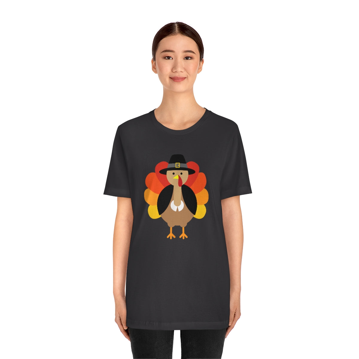 Bold Turkey Thanksgiving Tshirt Design | Thanksgiving TShirt | Thanksgiving T-Shirt | Thanksgiving Teeshirt Design on Unisex Jersey Short Sleeve Tee