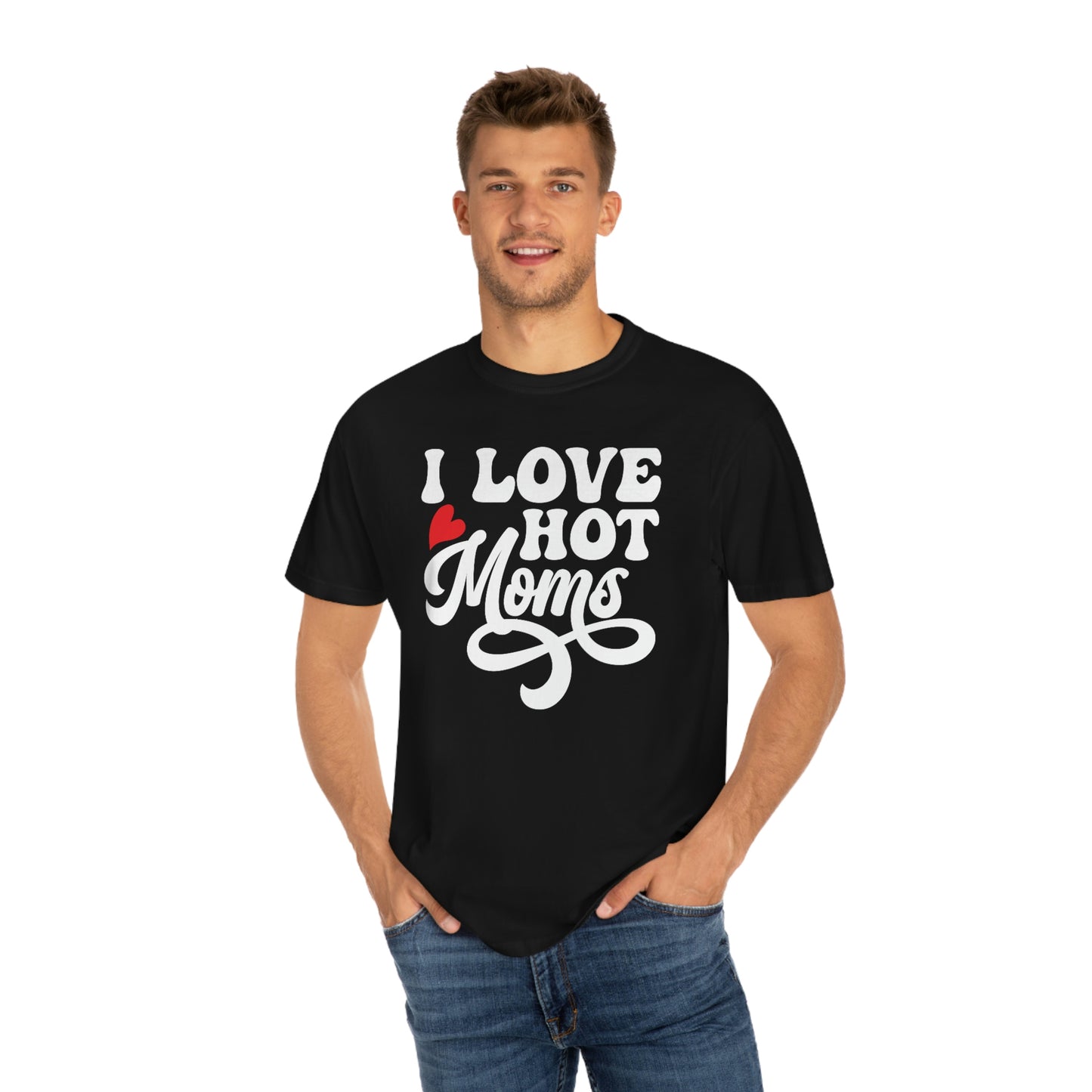 Retro I Love Hot Moms Tshirt