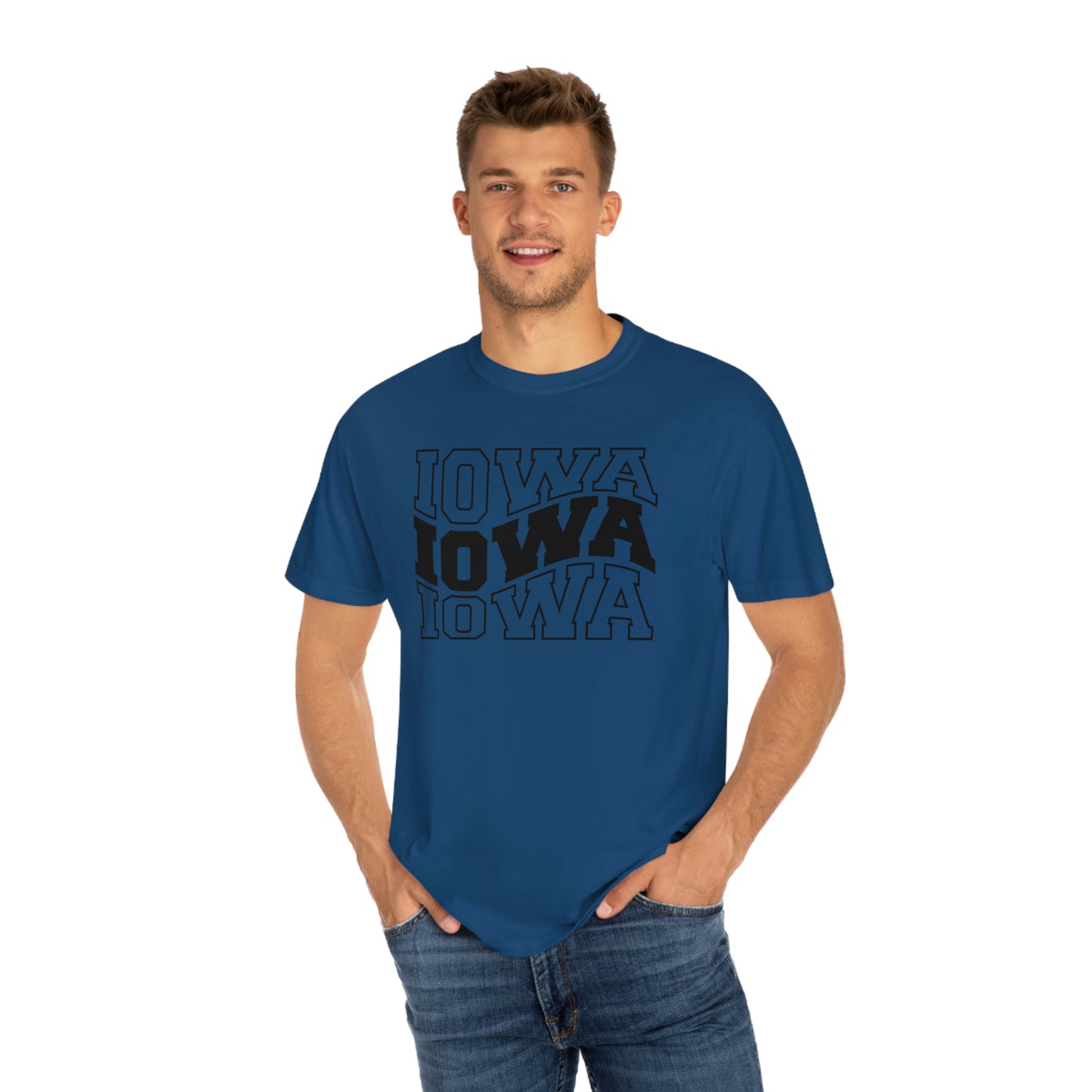 Iowa Vintage Style Font Iowa Final Four Tshirt