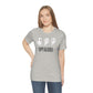 Three Ghosts Cute Happy Halloween Tshirt, Funny TShirt Design on Unisex Jersey Short Sleeve Tee