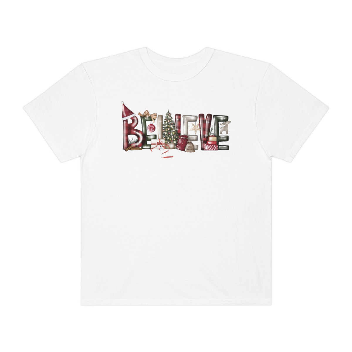 Believe Christmas Magic Holiday Tshirt