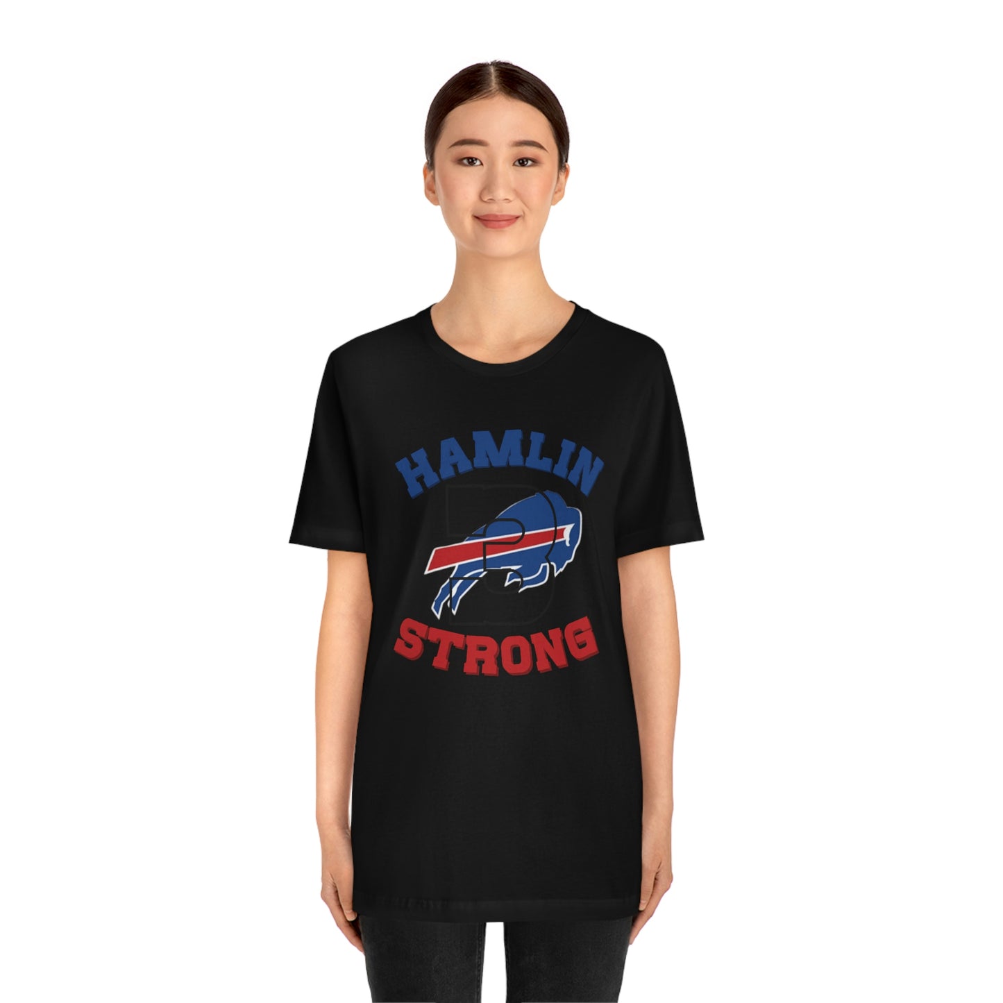 #3 Hamlin Strong Damar Hamlin Buffalo Bills Logo Hamlin Supporter Unisex Jersey Short Sleeve Tee