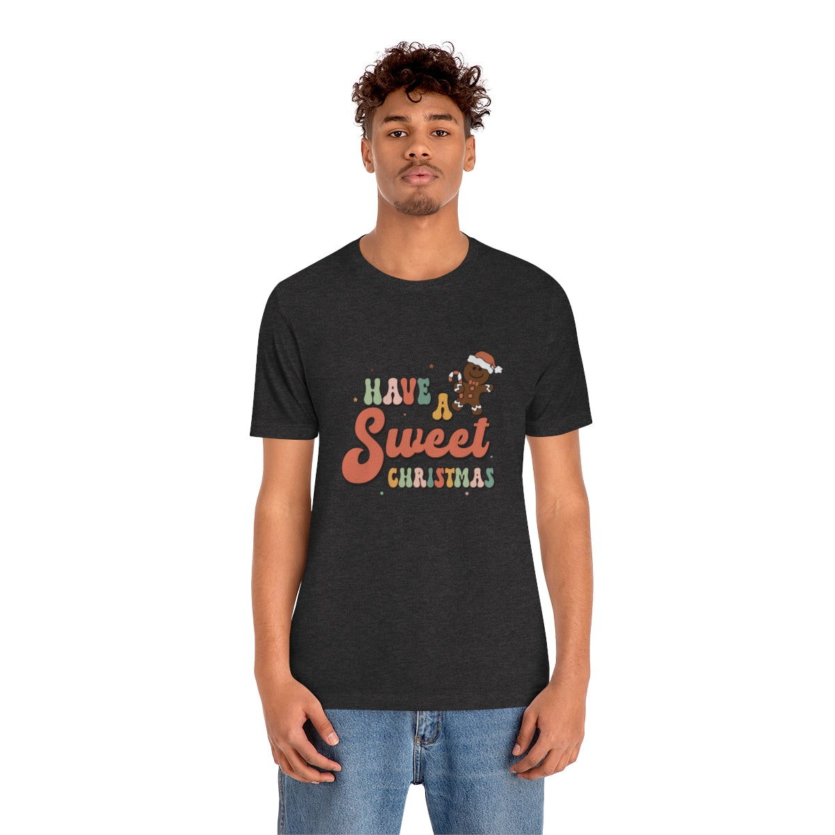Have a Sweet Christmas Gingerbread Retro Tshirt