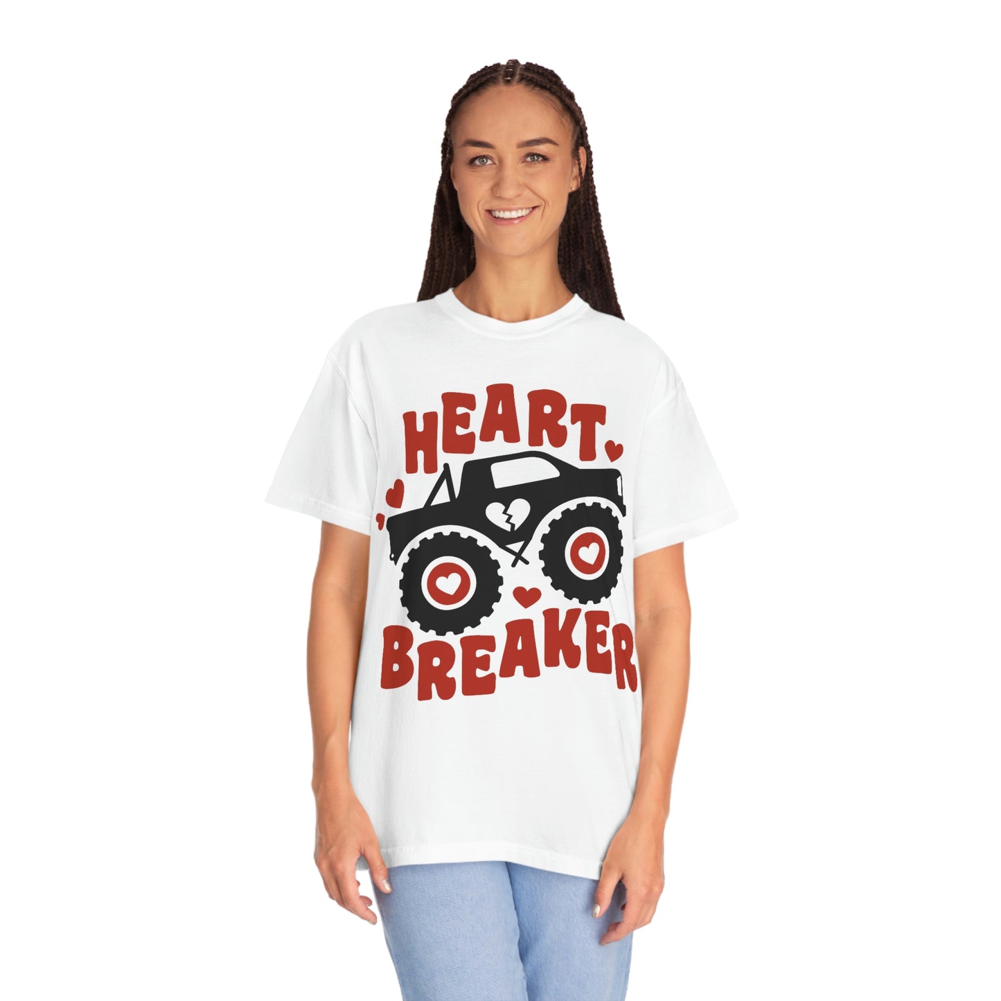 Heart Breaker Monster Truck Valentines Day Tshirt