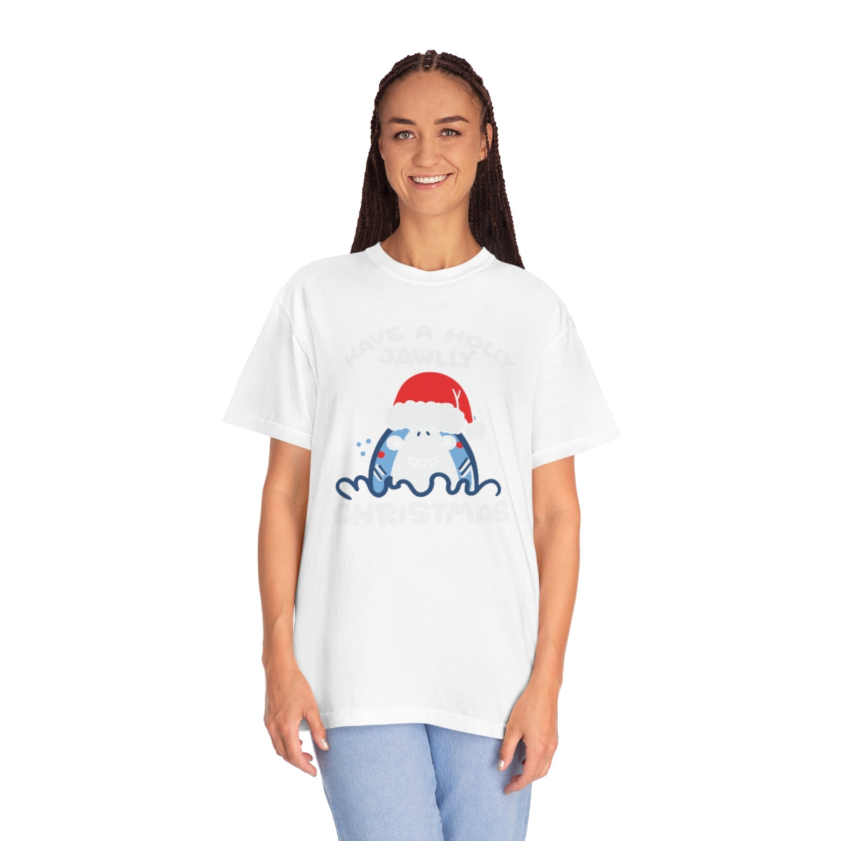 Have a Holly Jawly Christmas Shark Tshirt