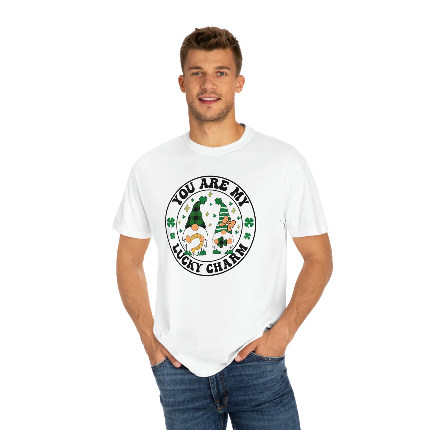 You Are My Lucky Charm Gnomes St. Pattys Day Tshirt