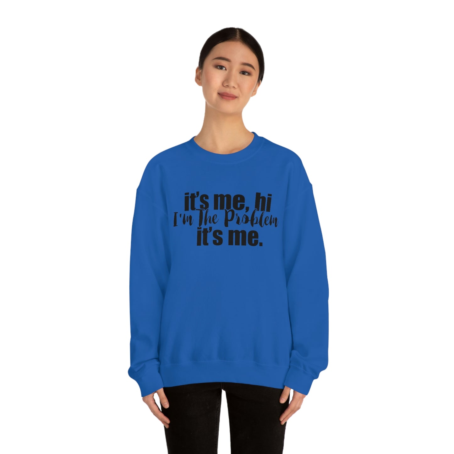 Its Me, Hi, I'm the Problem it's Me, T Swift Taylor Swift Merch Fan Gift Crewneck Sweatshirt