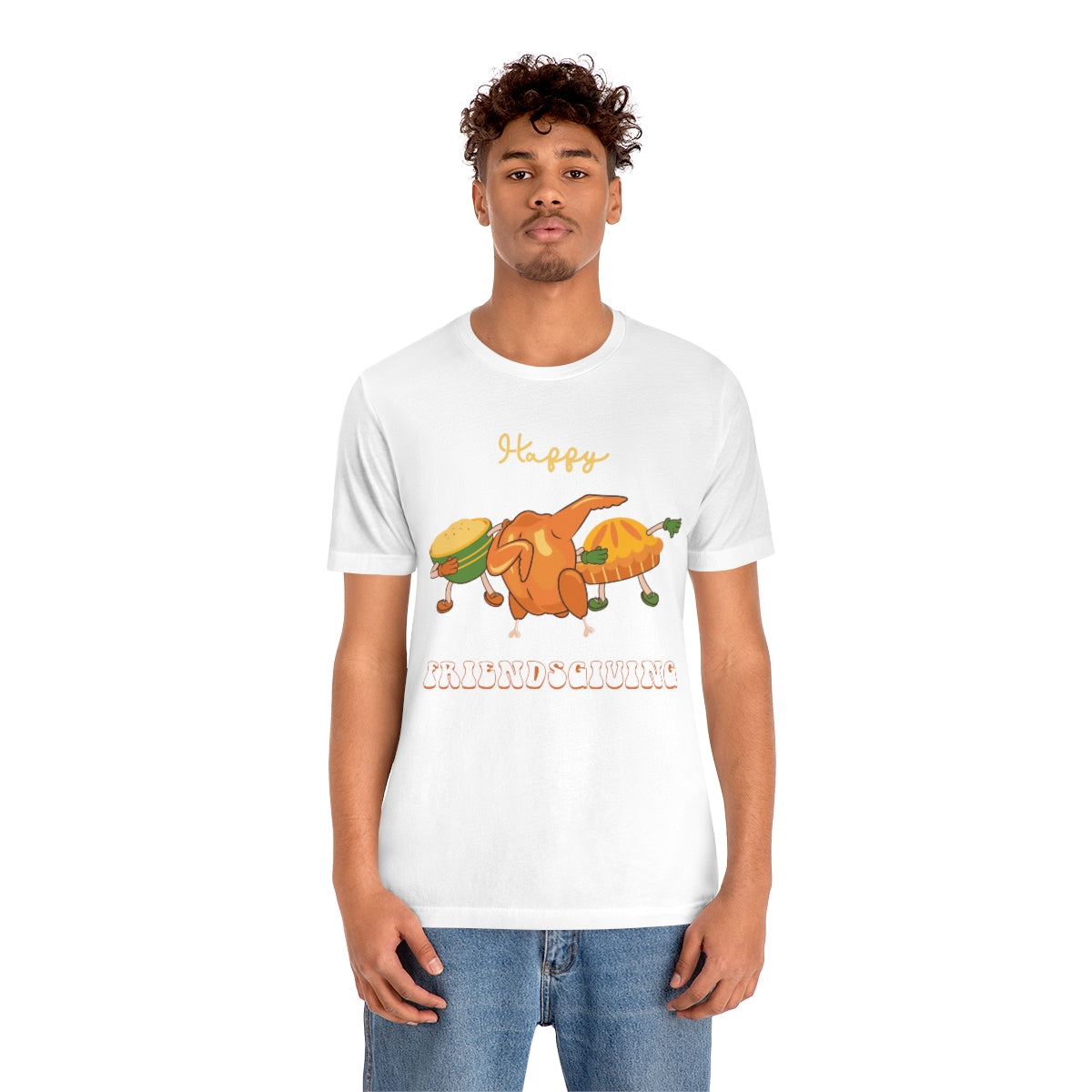 Happy Friendsgiving Thanksgiving Dinner Themed Tshirt