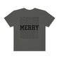 Merry Merry Merry Varsity Lettering Christmas Holiday Tshirt