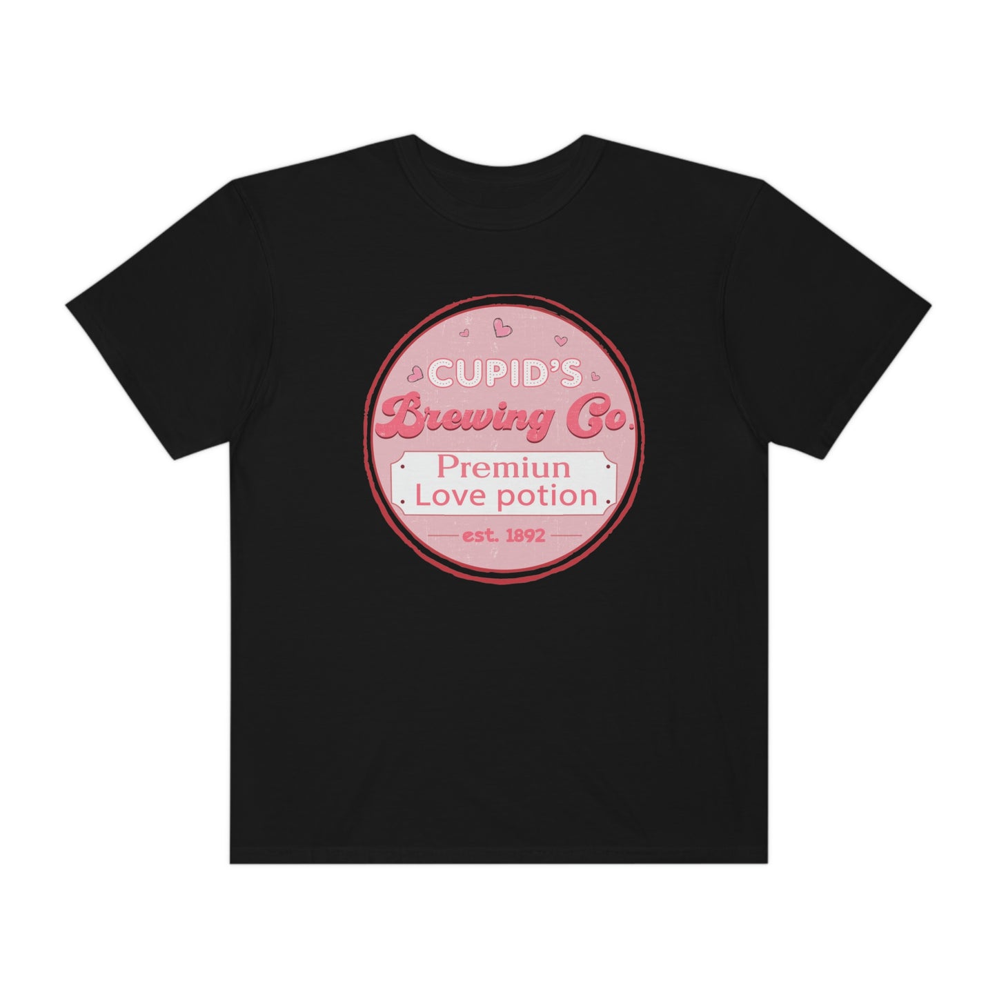 Cupids Brewing Co. Premium Love Potion Valentines Day Tshirt