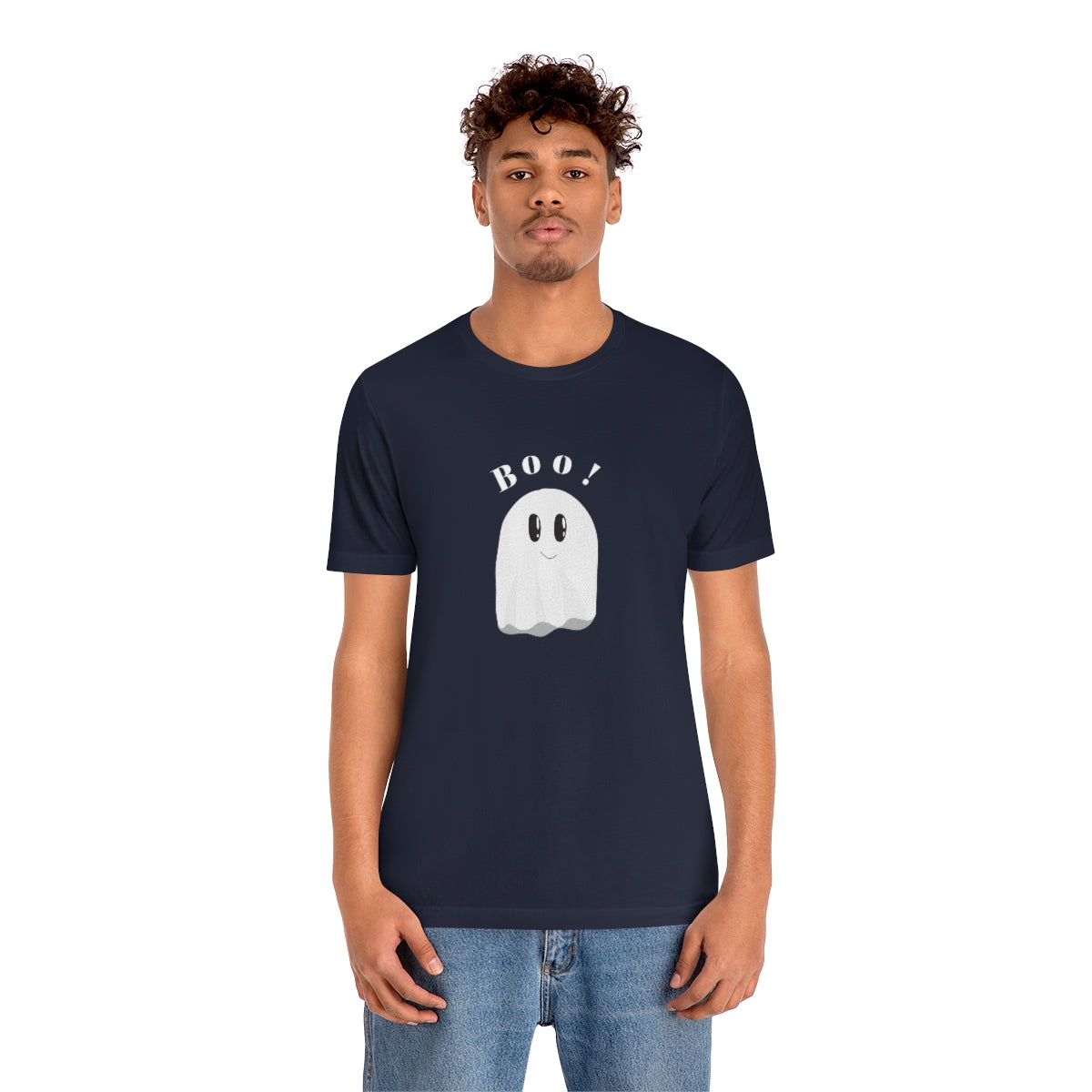 Cool Boo Ghost Design Unisex Jersey Short Sleeve Tee