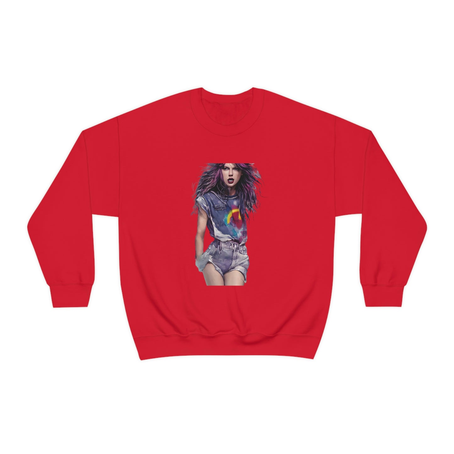 Punk Taylor Swift Rocking T Swift Taylor Swift Merch Fan Swifty Gift Crewneck Sweatshirt