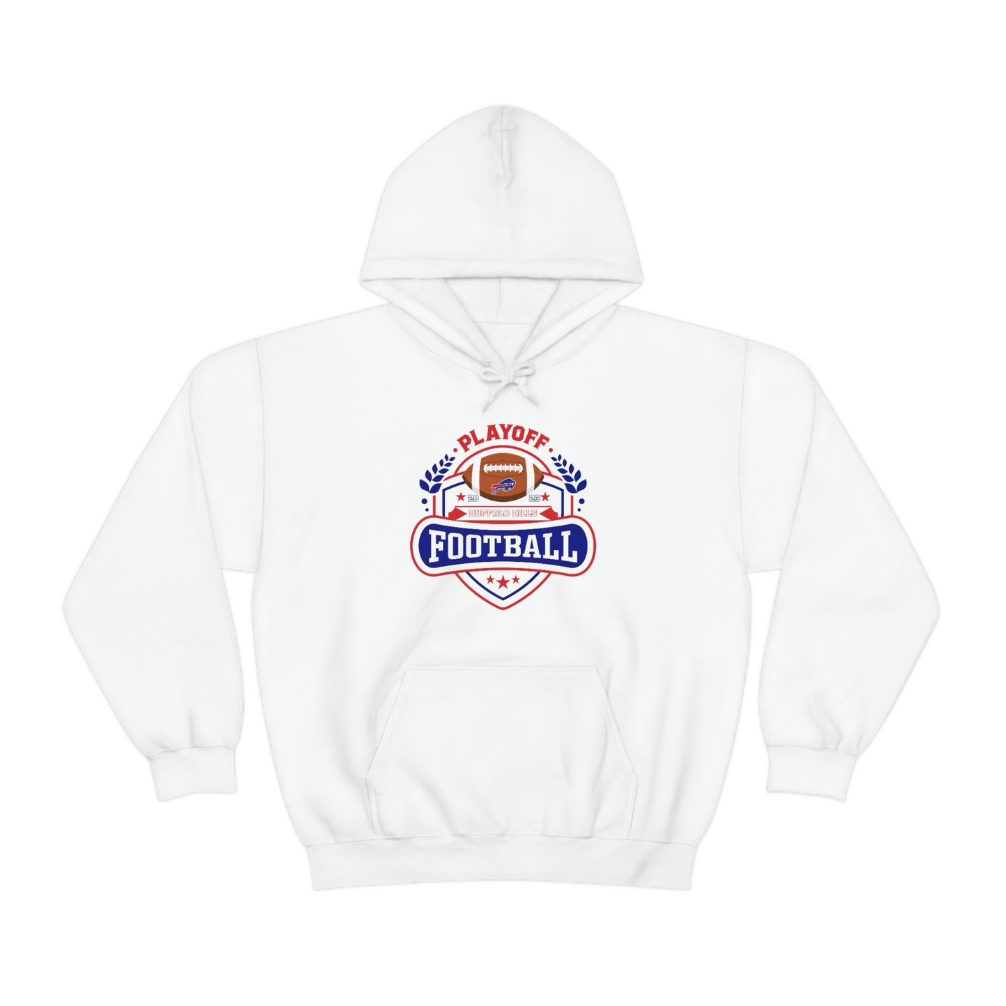 2023 Buffalo Bills Playoff Football Hooded Sweatshirt