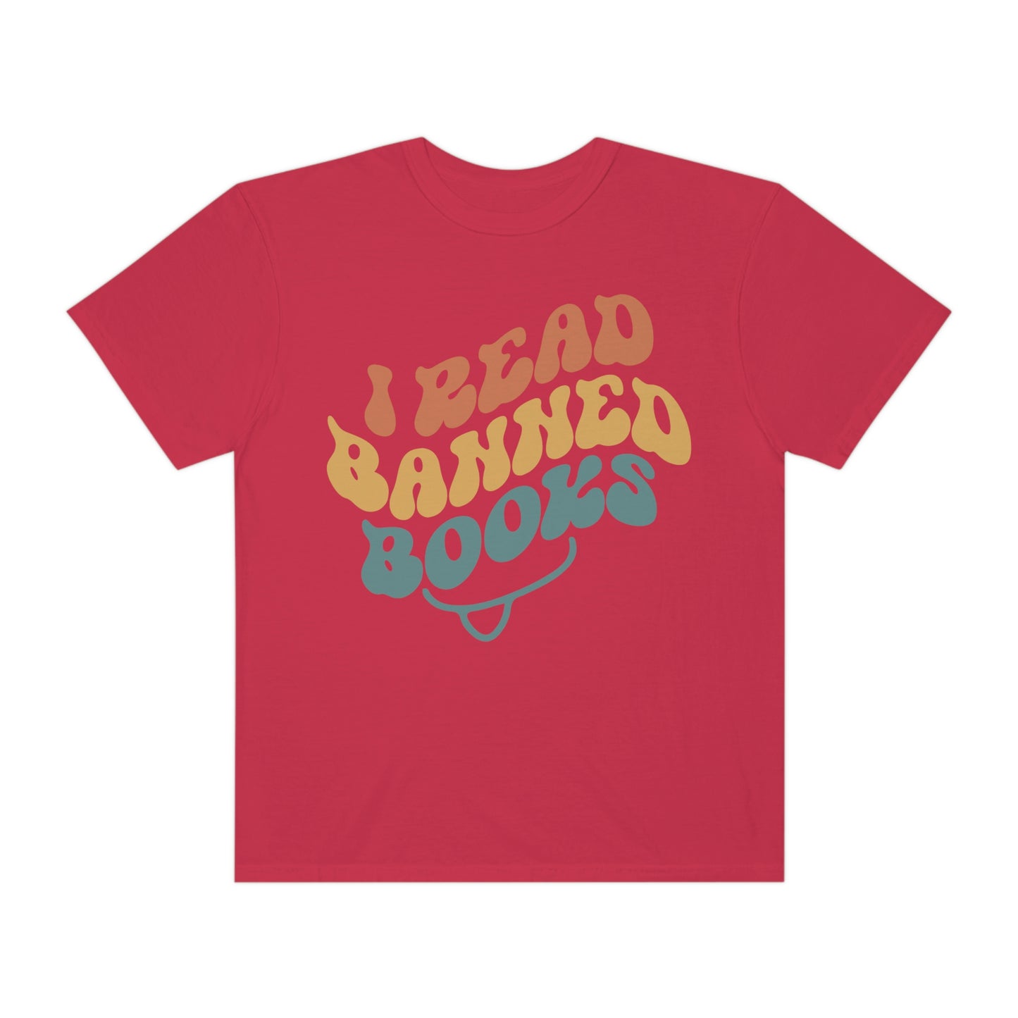 "I Read Banned Books" Retro Vintage Style Reading Tshirt