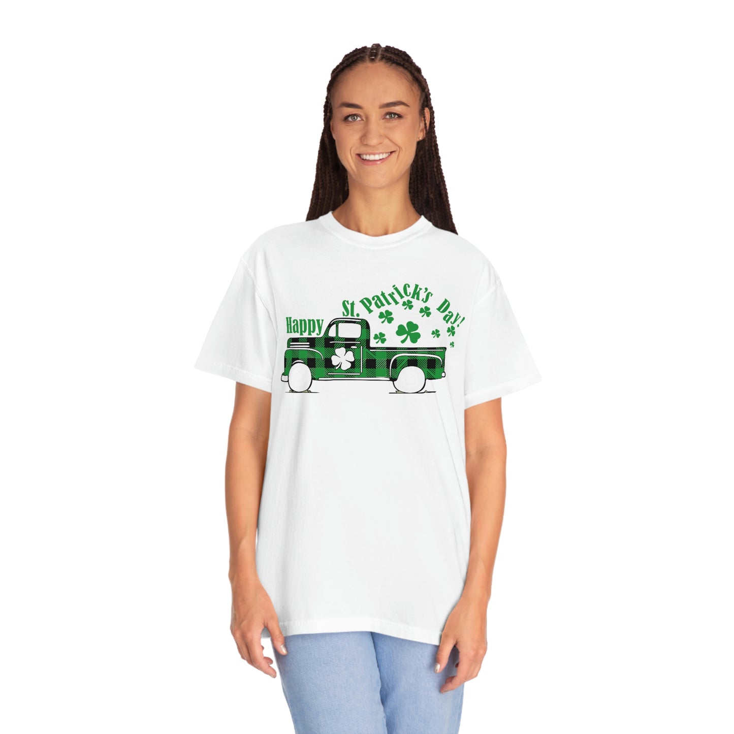 Vintage Happy St. Patrick's Day Truck Tshirt