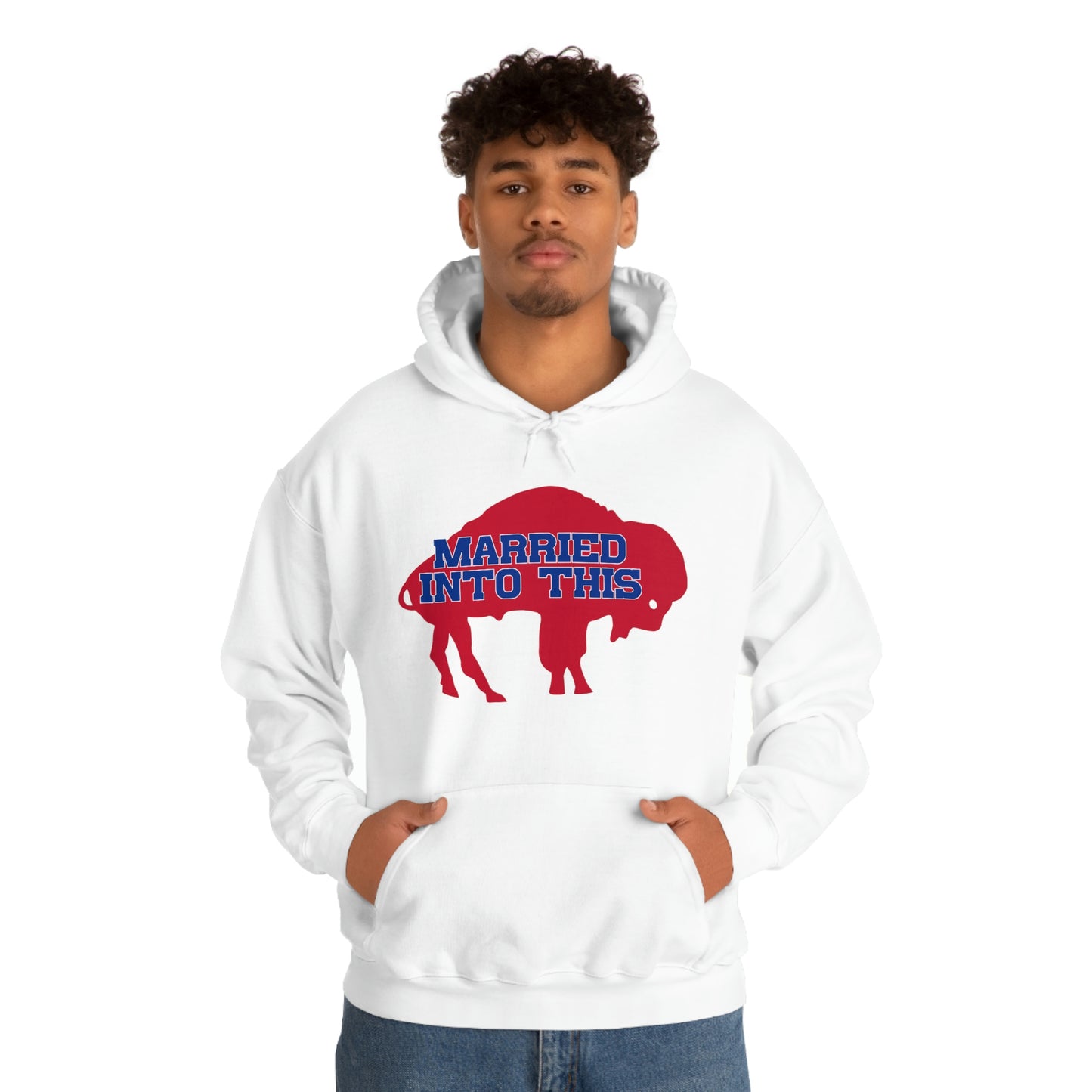 Married Into This Bills Mafia Buffalo Bills Football Hooded Sweatshirt