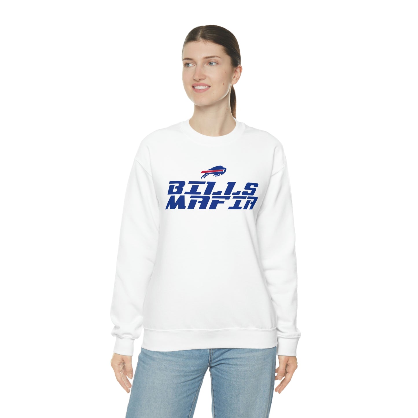 Buffalo Bills Football Bills Mafia NFL Redzone Font Crewneck Sweatshirt