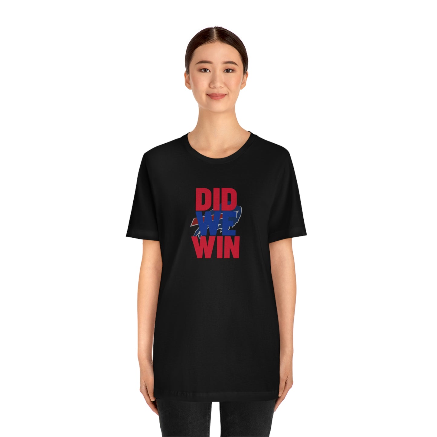 Did We Win Hamlin Strong Damar Hamlin Buffalo Bills Logo #3 Damar Hamlin Supporter Unisex Jersey Short Sleeve Tee