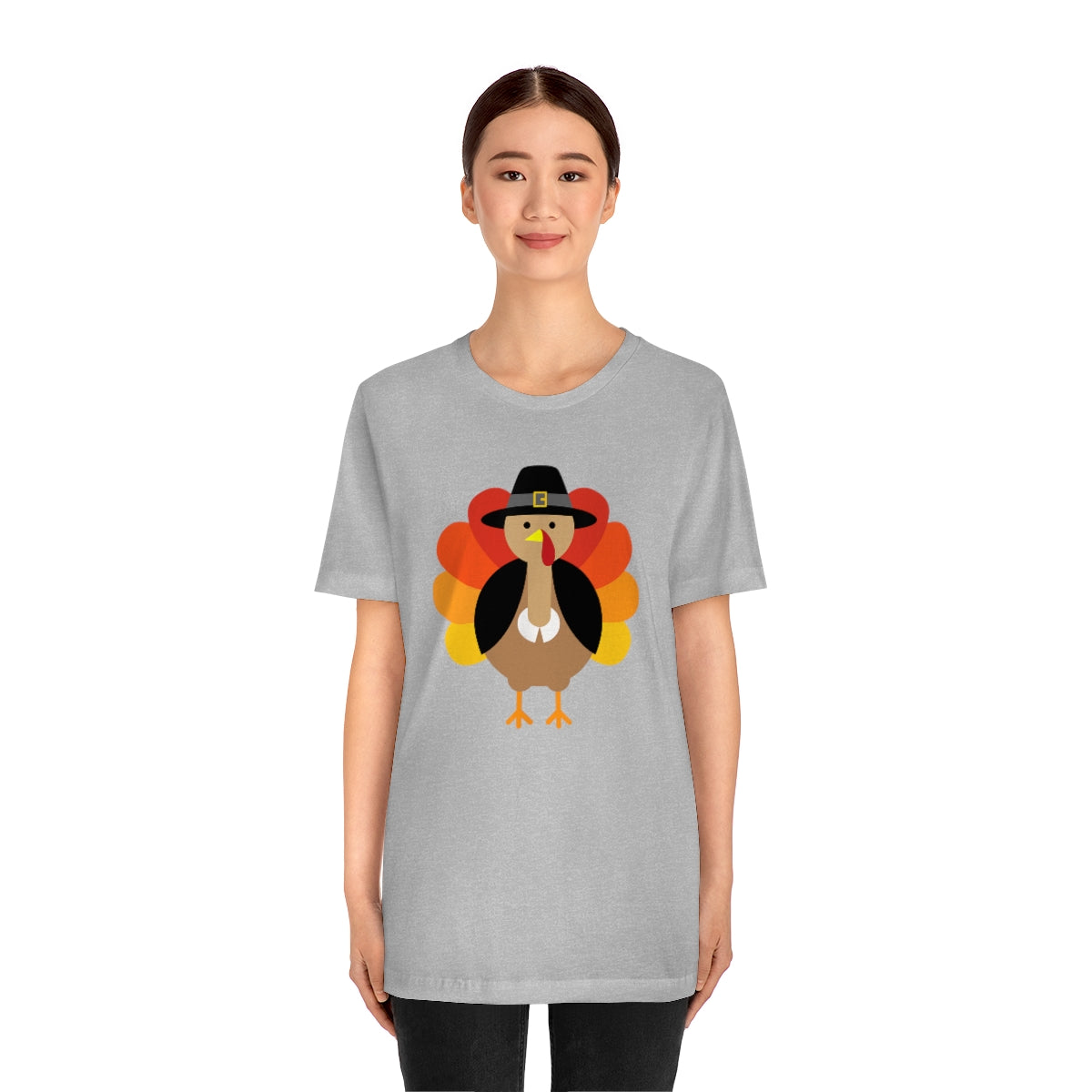 Bold Turkey Thanksgiving Tshirt Design | Thanksgiving TShirt | Thanksgiving T-Shirt | Thanksgiving Teeshirt Design on Unisex Jersey Short Sleeve Tee