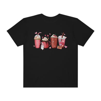 Valentines Day Coffee Treats Cassette Tshirt