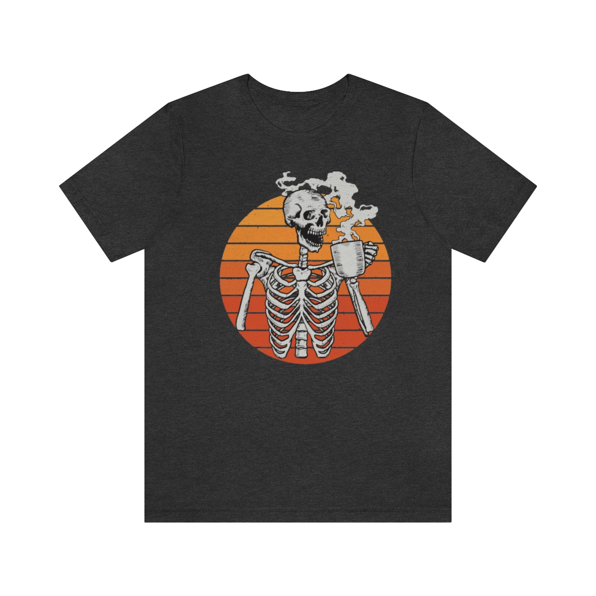 Dead Inside but Caffeinated Skeleton Halloween TShirt