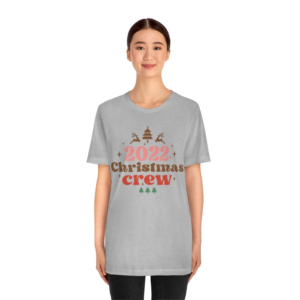 2022 Christmas Crew Family Christmas Reindeer Tshirt