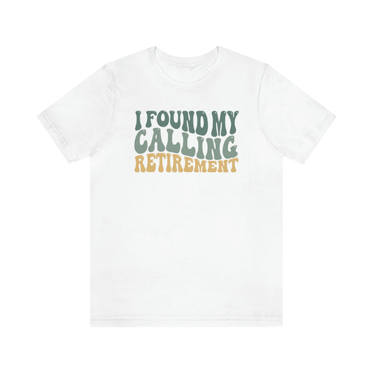 Retro Vintage Retirement Short Sleeve Tshirt