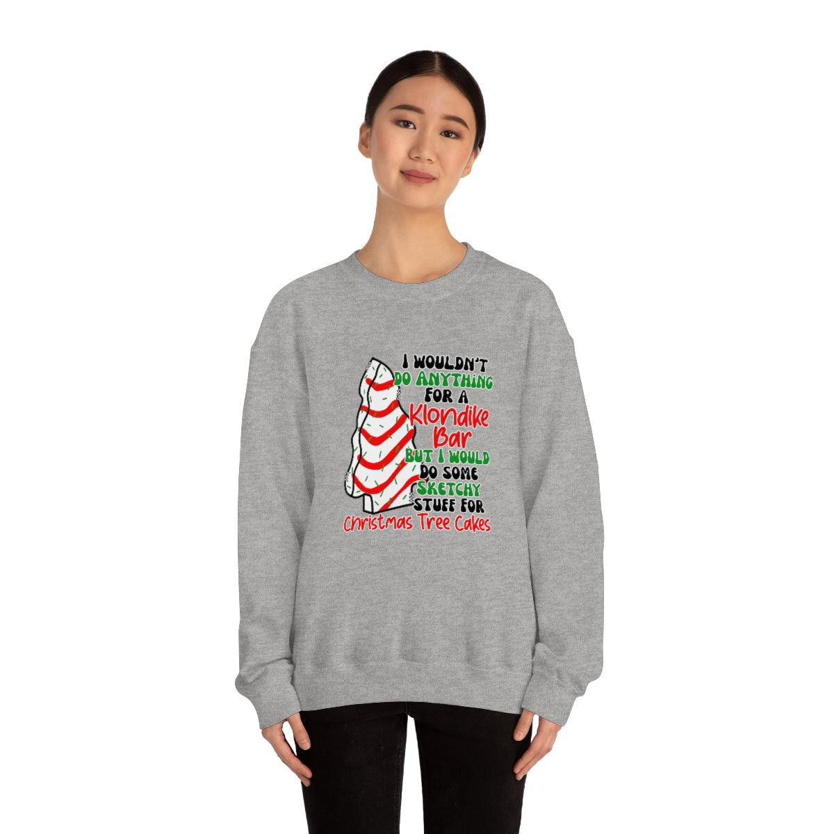 Tasty Christmas Cake Xmas Holiday Sweatshirt