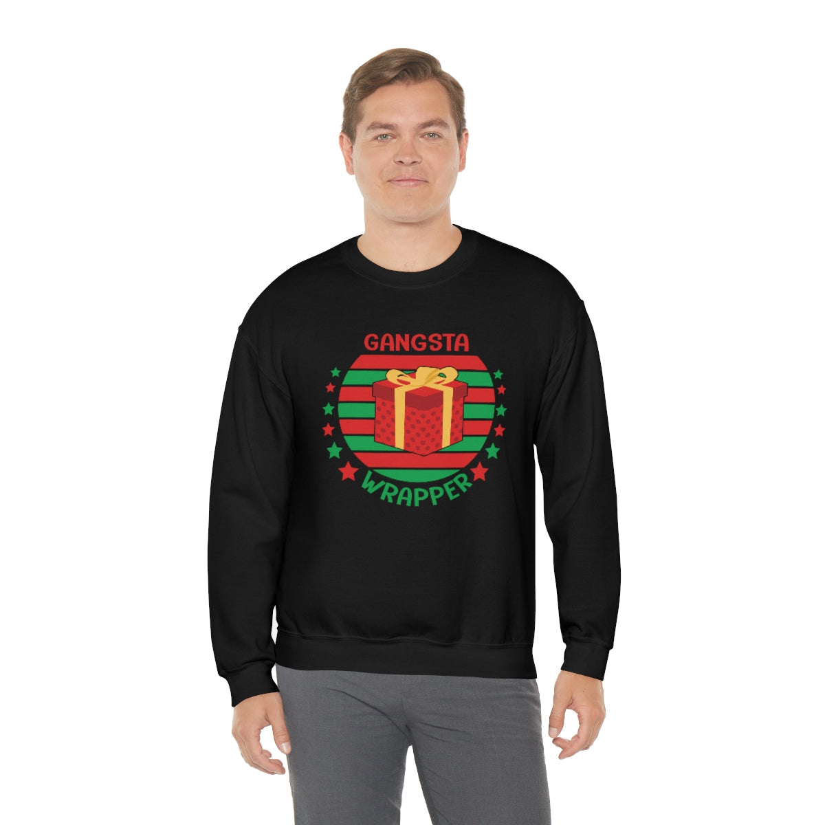 Gangsta Wrapper Cute Funny Christmas Sweatshirt