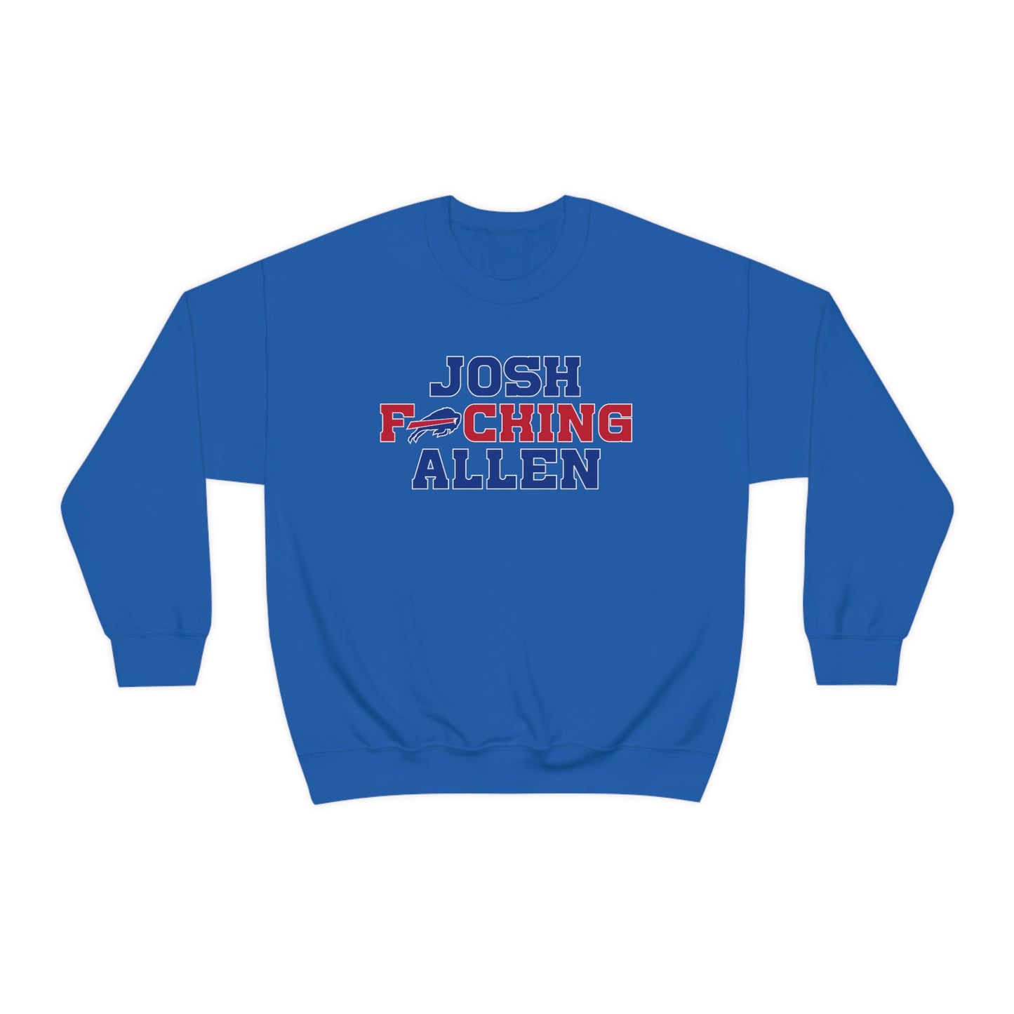 Josh Freaking Allen Bills Mafia #17 Buffalo Bills Football Crewneck Sweatshirt