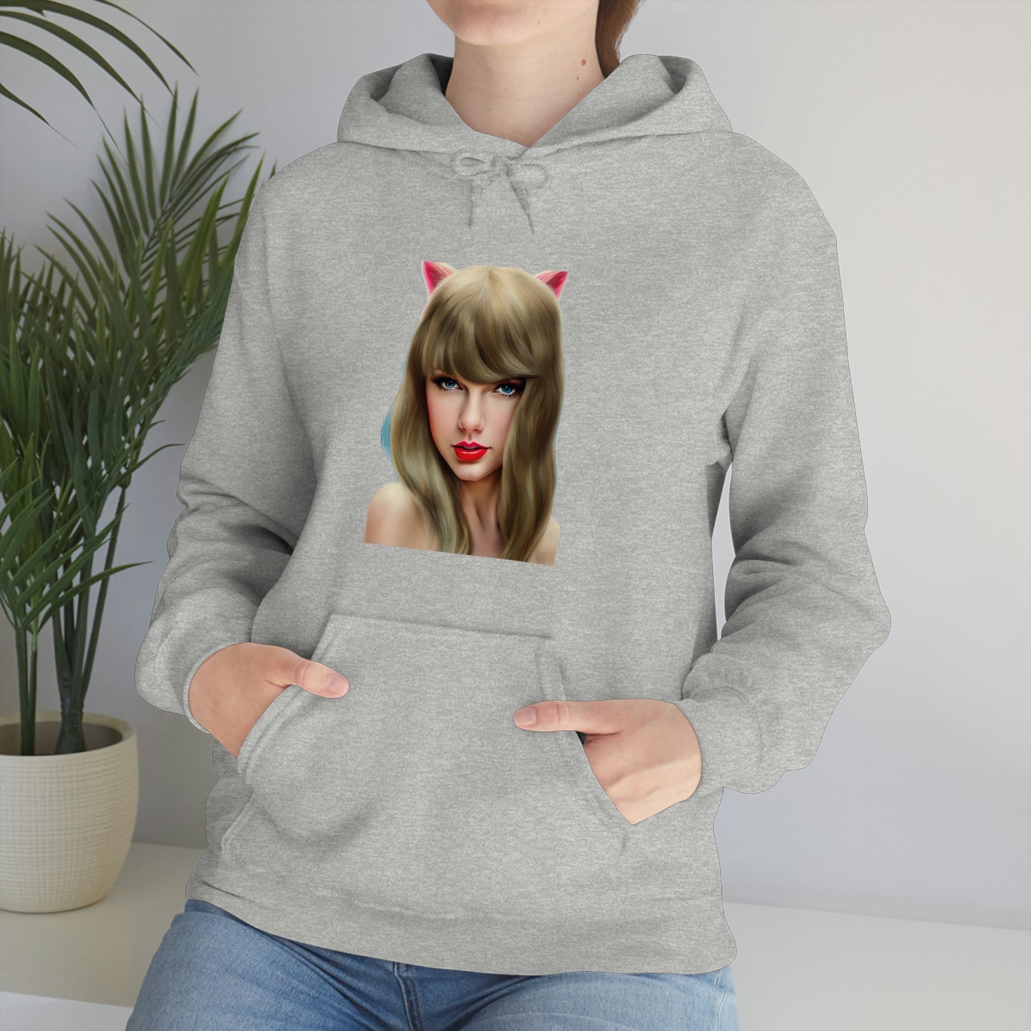 Taylor Swift Cat Ears T Swift Taylor Swift Merch Fan Swifty Gift Hooded Sweatshirt