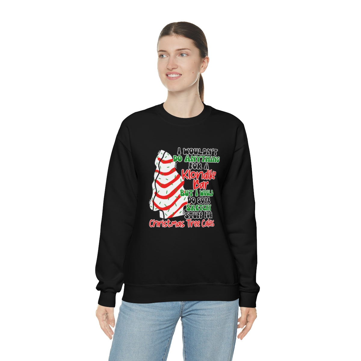 Tasty Christmas Cake Xmas Holiday Sweatshirt