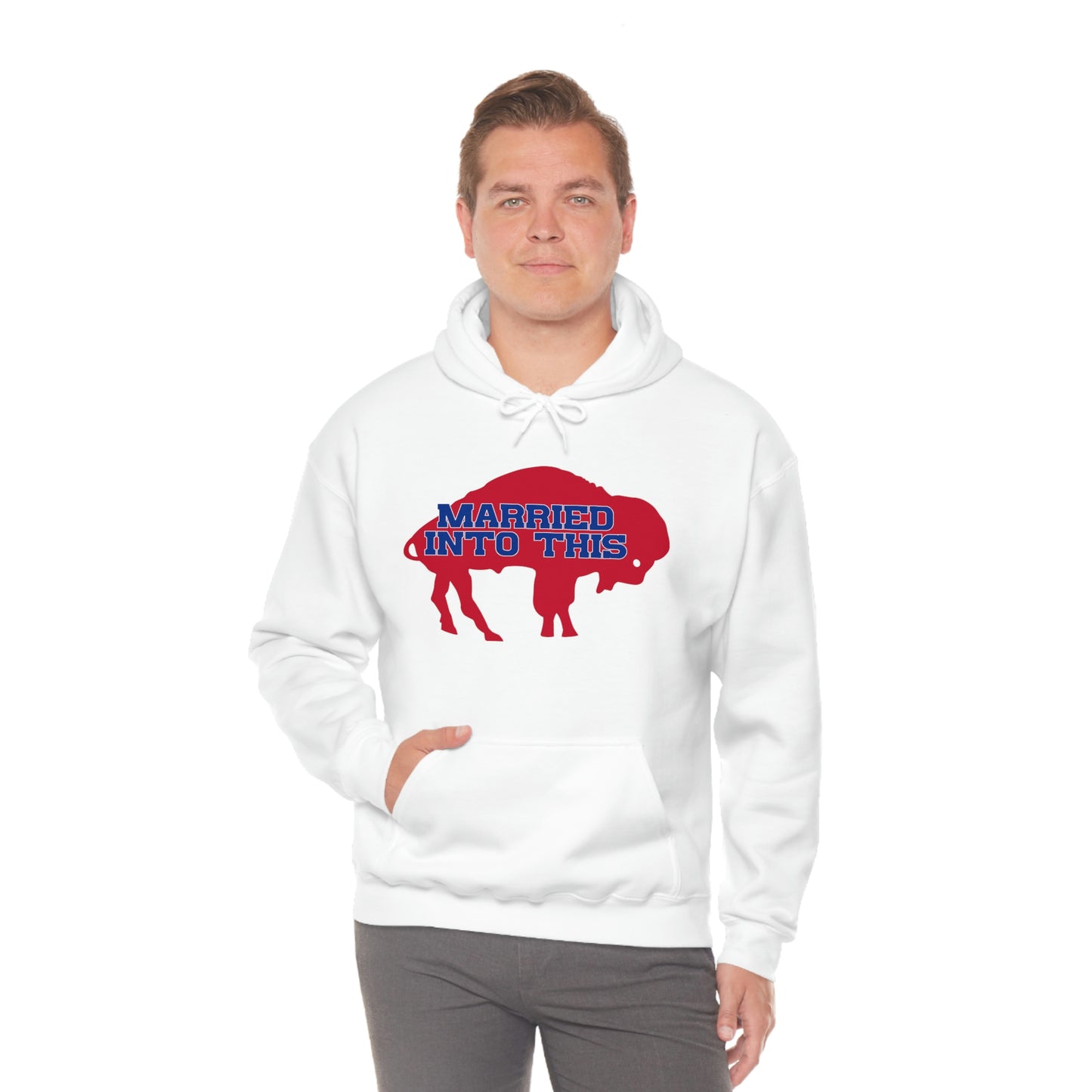 Married Into This Bills Mafia Buffalo Bills Football Hooded Sweatshirt