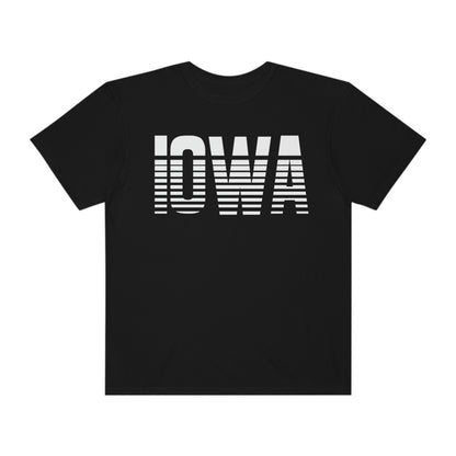 Iowa Retro Varsity Style Font Iowa Pride Tshirt