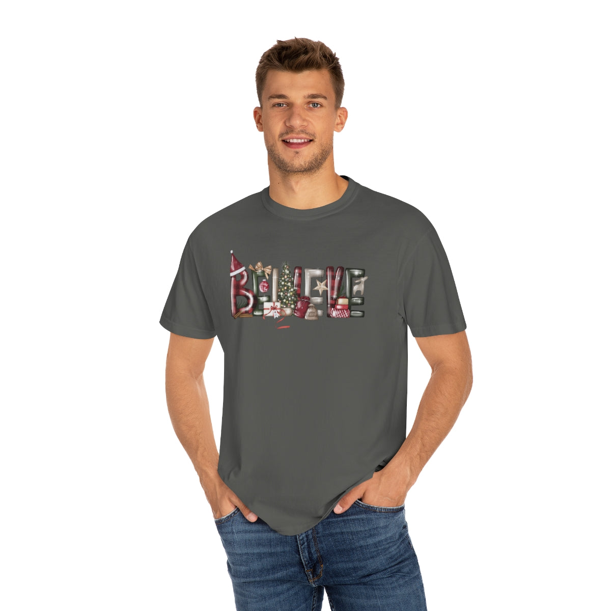 Believe Christmas Magic Holiday Tshirt