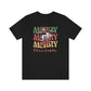 Merry Christmas Skeleton Skateboarding Retro Christmas Tshirt