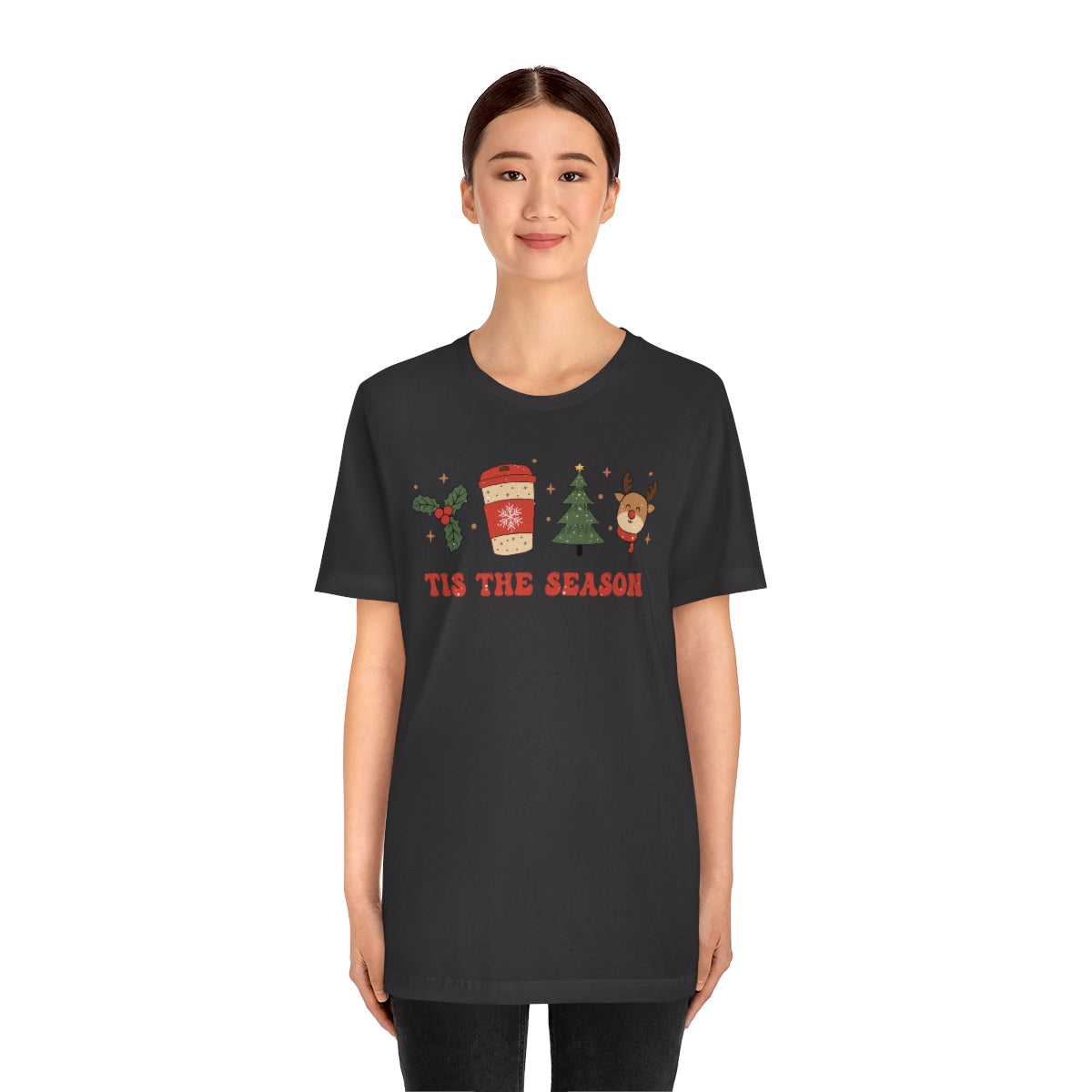 Tis the Season Coffee Themed Christmas Tshirt